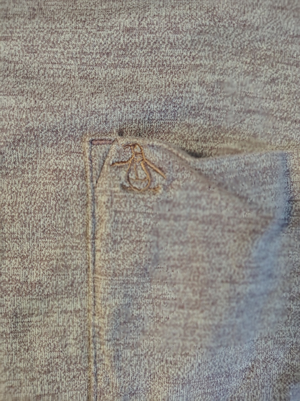Original Penguin Heritage Slim Fit Long Sleeve Heathered Button Down XXL - Picture 4 of 6